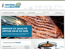 Tablet Screenshot of boutiquedelabalayeuse.com